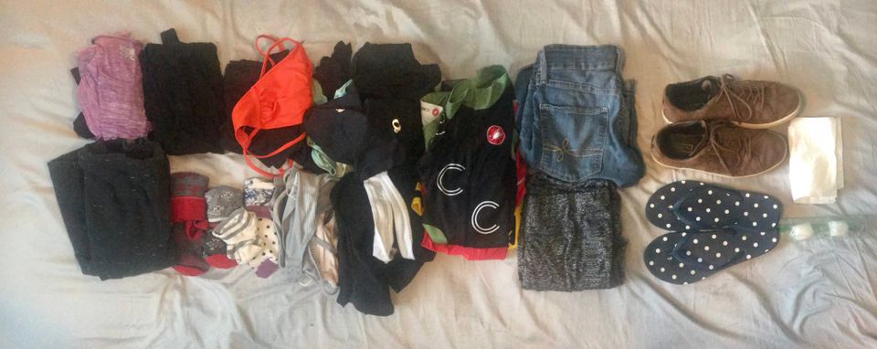 Packing for the C&O bike tour